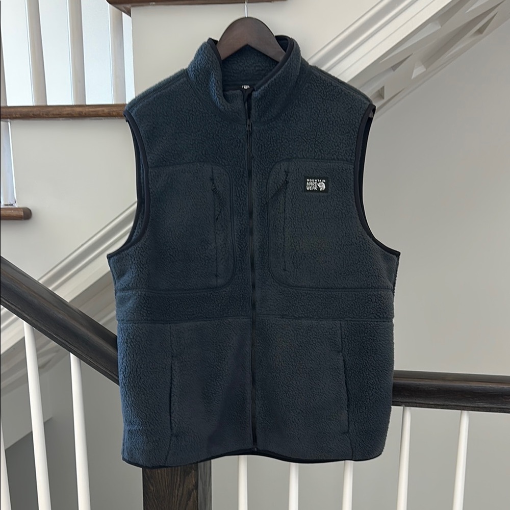 Mountain Hardwear Men's HiCamp Fleece Vest - Dark Storm - L